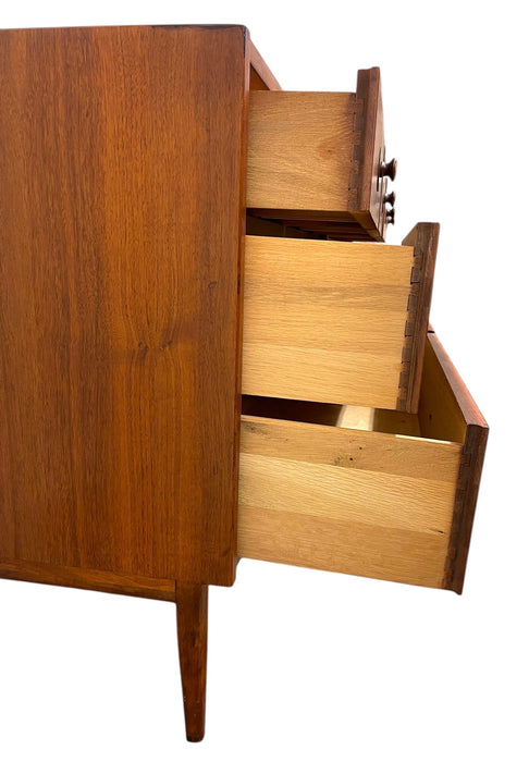 Mid-Century Modern Dresser Attributed to John Van Koert for Drexel - 8-Drawer Lowboy