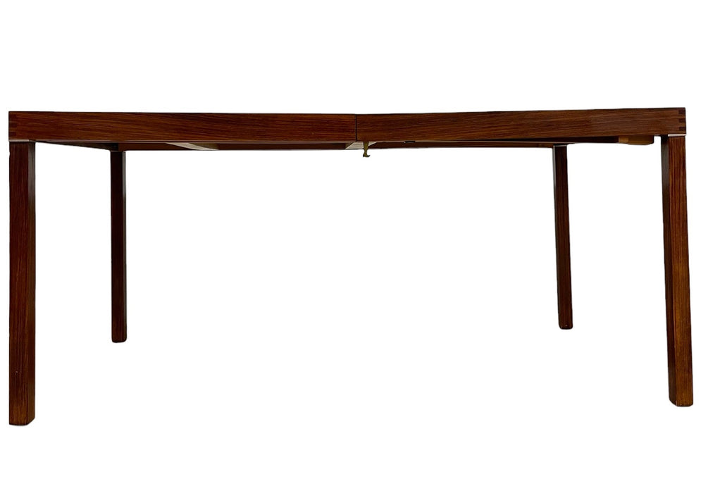 Vintage Mid-Century Modern Extendable Dining Table with Removable
Stored Leaf
