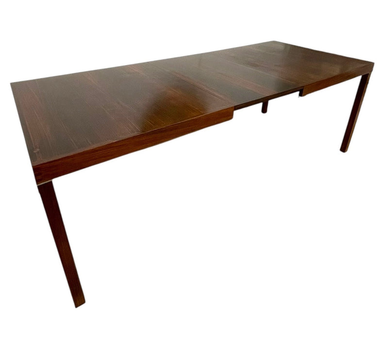 Vintage Mid-Century Modern Extendable Dining Table with Removable
Stored Leaf