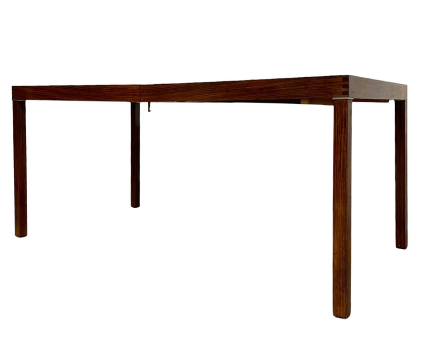 Vintage Mid-Century Modern Extendable Dining Table with Removable
Stored Leaf