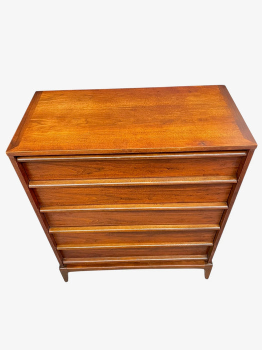 Vintage Mid Century Modern Lane Rhythm Matching Dresser and Credenza Set with Dovetailed Drawers