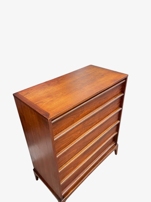 Vintage Mid Century Modern Lane Rhythm Matching Dresser and Credenza Set with Dovetailed Drawers