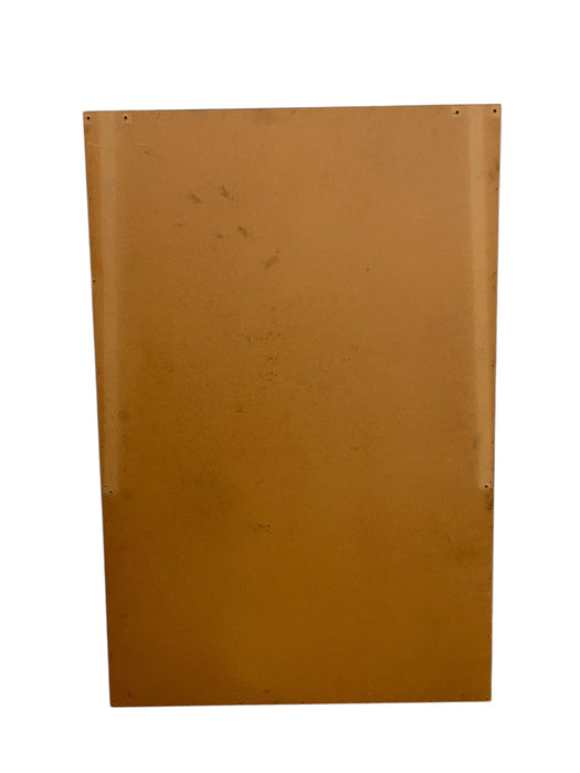 Mid-Century Modern Framed Wall Mirror with Sculpted Wood Frame