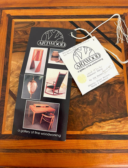 Studio Craft Pedestal Side Table by Jim Hessel for Artwood Gallery, Northwest
Modern Woodworking