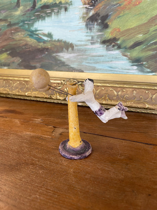 Antique Strongman Acrobat Toy with Balancing Weights, Late 19th Century