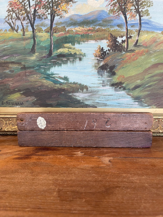 Likely Antique Dutch Carved Wood Molding Samples with Botanical Motifs, Set of Two from Kunsthandel De Luifel Hilversum.