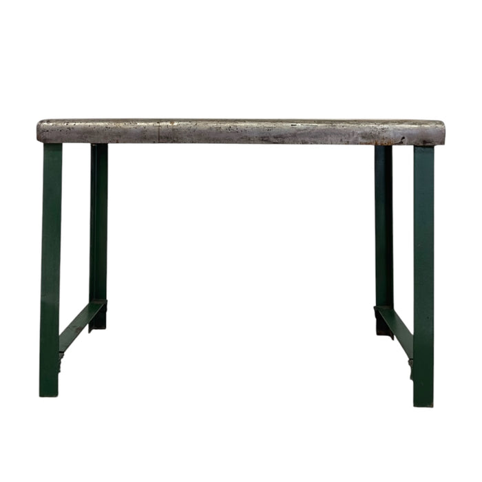 Vintage Heavy Duty Industrial Steel Workbench Table with Painted Legs.(Available by online purchase only).