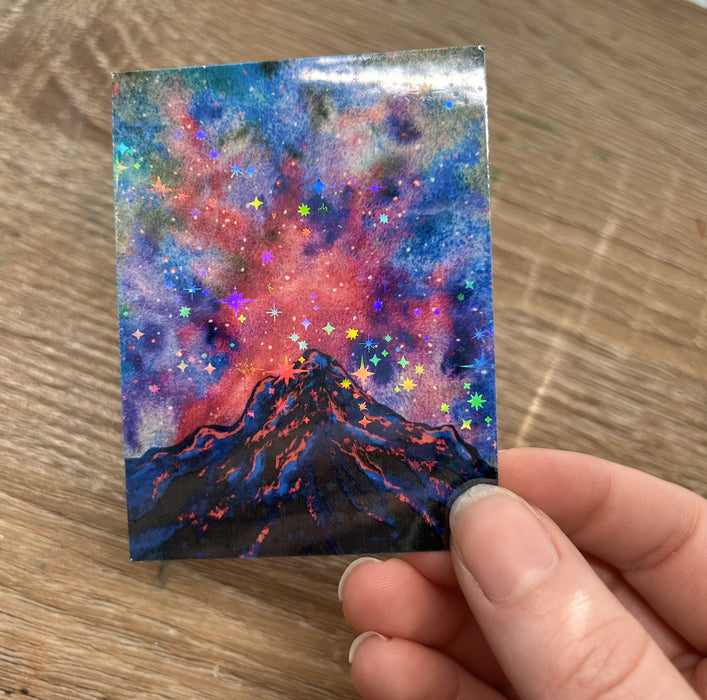 Holographic Sunset Sticker