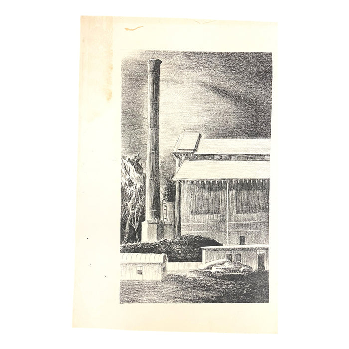 Vintage Mid Century Modern original art print