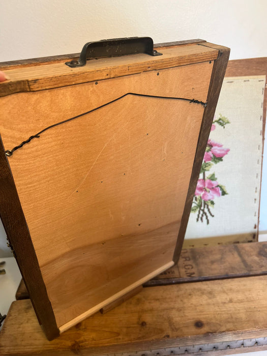 Letter Press Box Trinket Shelf with Glass Door ( online Purchase Only)