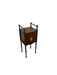 Likely Antique Edwardian Inlaid Possibly Mahogany Smoking Cabinet with Copper Interior