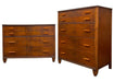 Matching Vintage Art Deco and Mid-Century Modern Dressers with Bakelite Pulls by Crescent Furniture Co