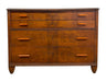 Matching Vintage Art Deco and Mid-Century Modern Dressers with Bakelite Pulls by Crescent Furniture Co