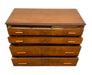 Matching Vintage Art Deco and Mid-Century Modern Dressers with Bakelite Pulls by Crescent Furniture Co