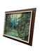 Mid-20th Century Oil Painting "Woods" by Del Kay - Pacific Northwest Forest Landscape