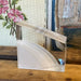 Mid Century Modern Geometric Lucite Bookend (Available by Online Purchase Only)