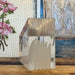 Mid Century Modern Geometric Lucite Bookend (Available by Online Purchase Only)
