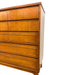 Mid-Century Modern Highboy Dresser, 5-Drawer Chest