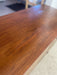 Mid-Century Modern Likely Walnut Nine-Drawer Dresser with Sculpted Pulls, Dovetail Drawers, and Tapered Legs