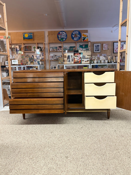 Mid-Century Modern Possibly Walnut Credenza by American of Martinsville, 1960s Style