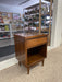 Mid-Century Modern Walnut Nightstand with Drawer and Open Cubby, 1950s