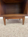 Mid-Century Modern Walnut Nightstand with Drawer and Open Cubby, 1950s