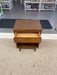 Mid-Century Modern Walnut Nightstand with Drawer and Open Cubby, 1950s