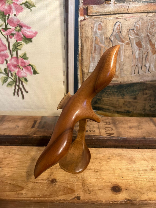 Mid Century Modern Wooden Bird in Flight Sculpture. (Online Purchase Only)