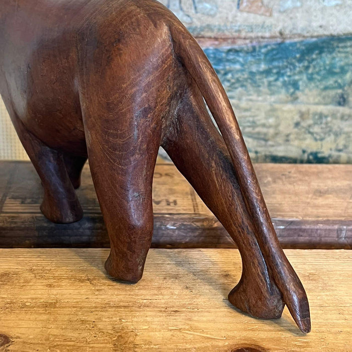 Mutiso African wood carving of a Lioness.(Available by Online Purchase Only)