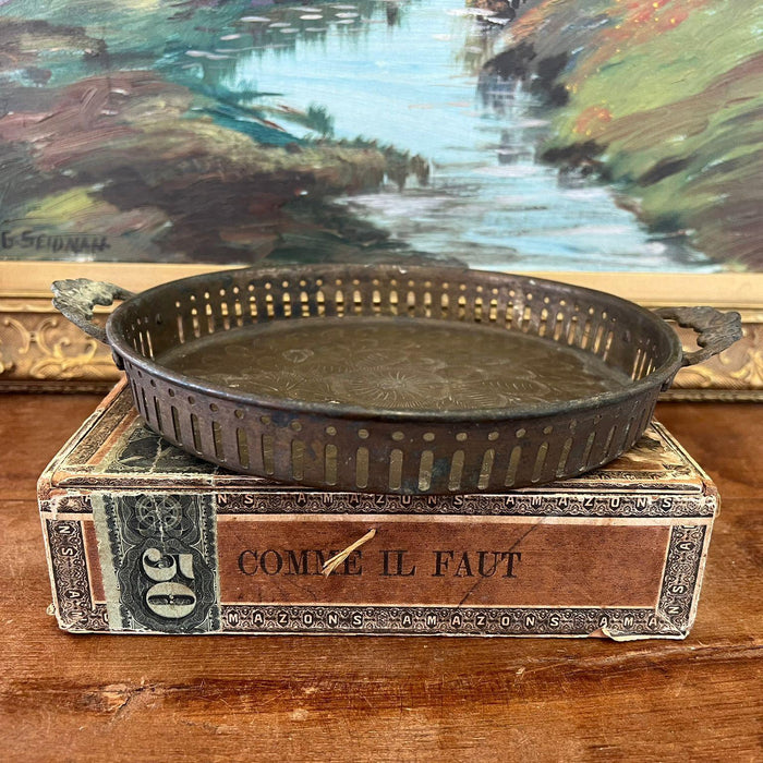 Old time Early second hand India Import possibly Brass Tray
