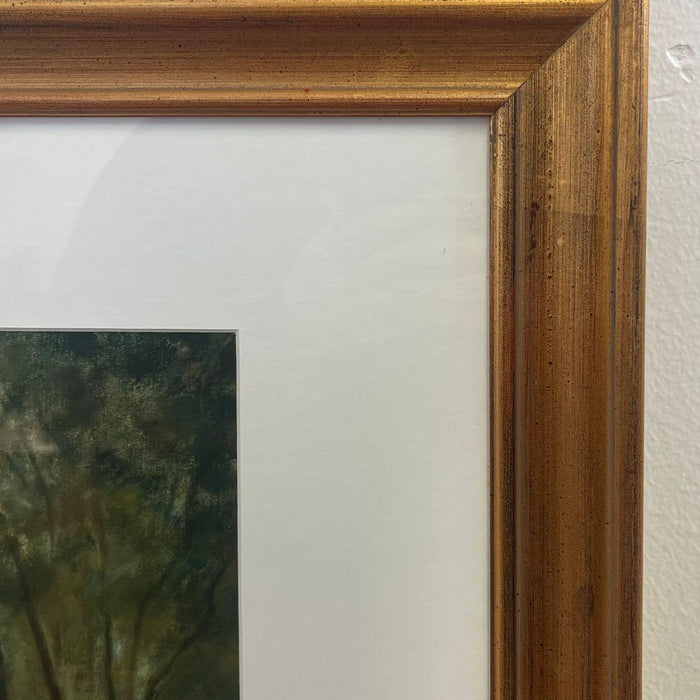 Pair of Framed Giclee Landscape Fine Art Print by Helen Drummond.