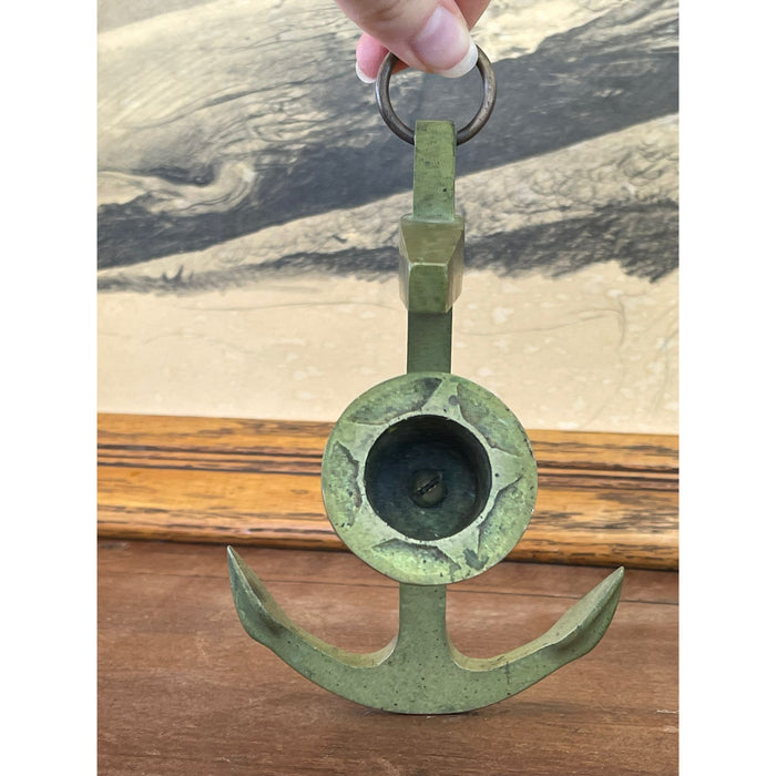 Pair of Metal Anchor wall Candle Holder