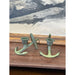 Pair of Metal Anchor wall Candle Holder