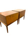 Pair of Mid-Century Modern Walnut End Tables by Lane Furniture Rhythm Collection