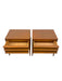 Pair of Mid-Century Modern Walnut End Tables by Lane Furniture Rhythm Collection