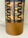 Pair of Vintage Ceramic Lamps by Elspeth Cohen for Lapid Pottery Mid Century Modern Studio Pottery Style - Hand Painted