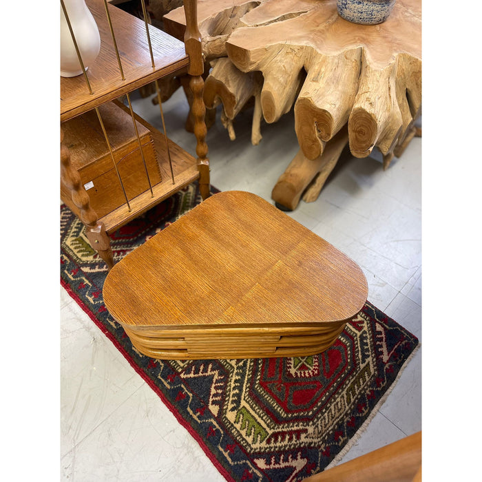 Pair of Vintage Paul Frankl Style Rattan Stools