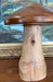 Possibly Hand-Turned Solid Wood Mushroom Sculpture, Mid-Century Modern Folk Art Object,1970s Style
