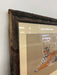 Possibly Mixed media original Tiger Art Piece. Matted and framed in Antique frame.