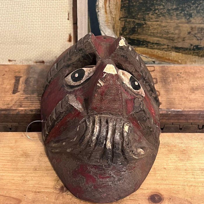 Primitive hand carved and handmade Mask (Online purchase only)