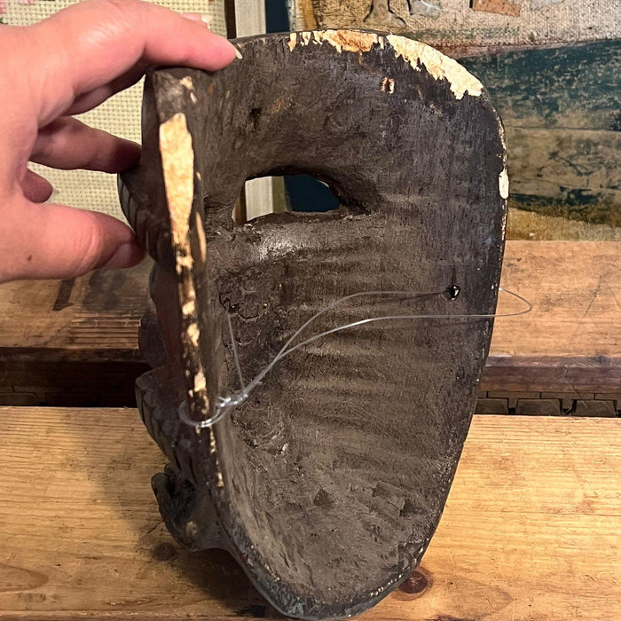 Primitive hand carved and handmade Mask (Online purchase only)
