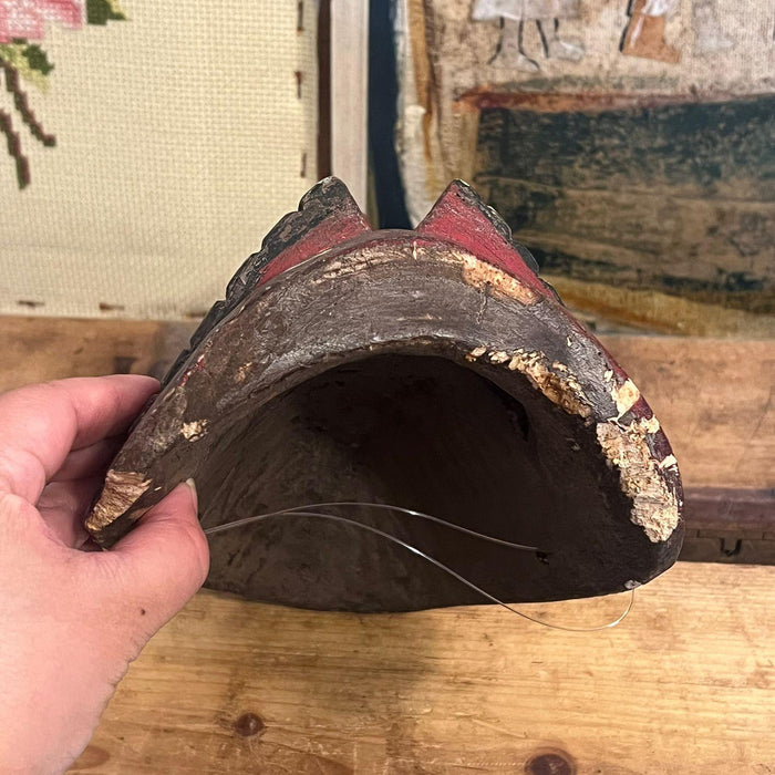 Primitive hand carved and handmade Mask (Online purchase only)