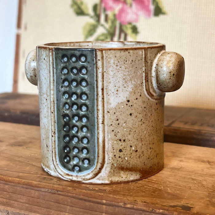 Retro pottery small unique Planter. (Available by Online Purchase Only)