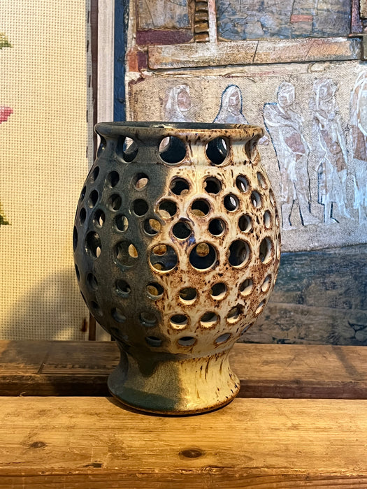 Signed Vintage Handmade Studio pottery Mid Century Modern Style.