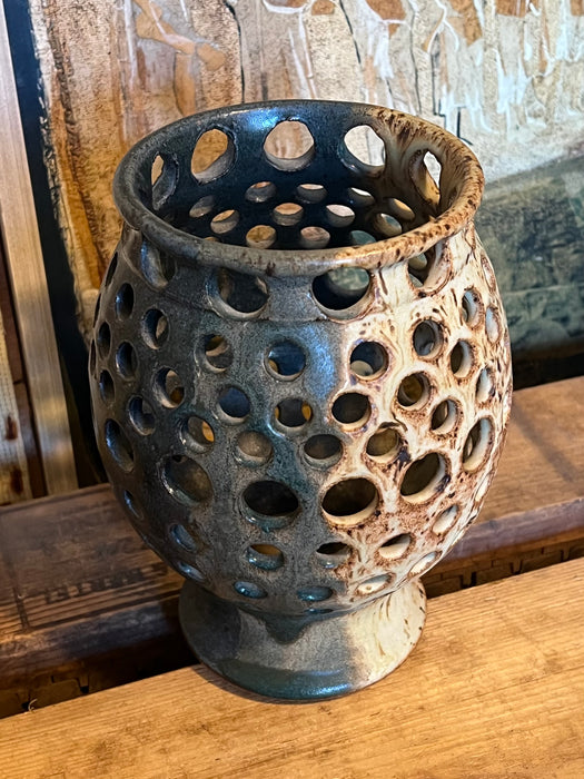 Signed Vintage Handmade Studio pottery Mid Century Modern Style.