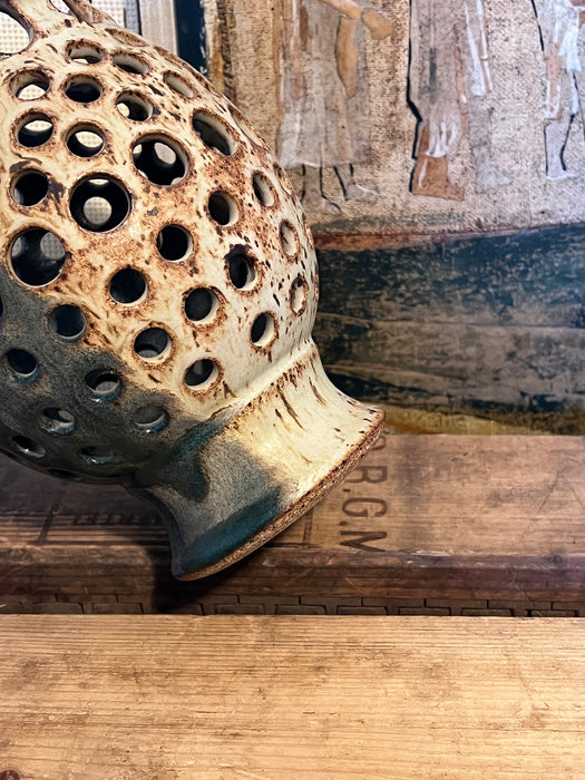 Signed Vintage Handmade Studio pottery Mid Century Modern Style.