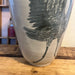 Stamped Vintage Large Hand Painted Bird Vase Pottery.( Online purchase only )