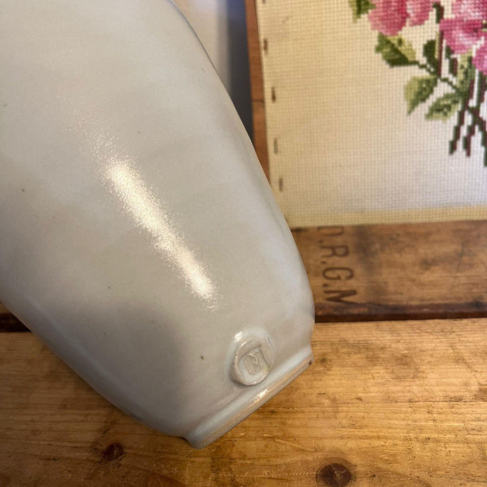 Stamped Vintage Large Hand Painted Bird Vase Pottery.( Online purchase only )