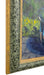 Still Life Oil Painting of Blue Planter with Flowers by R. Glidden, Framed