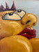 Surrealist Figurative Beach Scene Painting by H. Nordeman, 1994